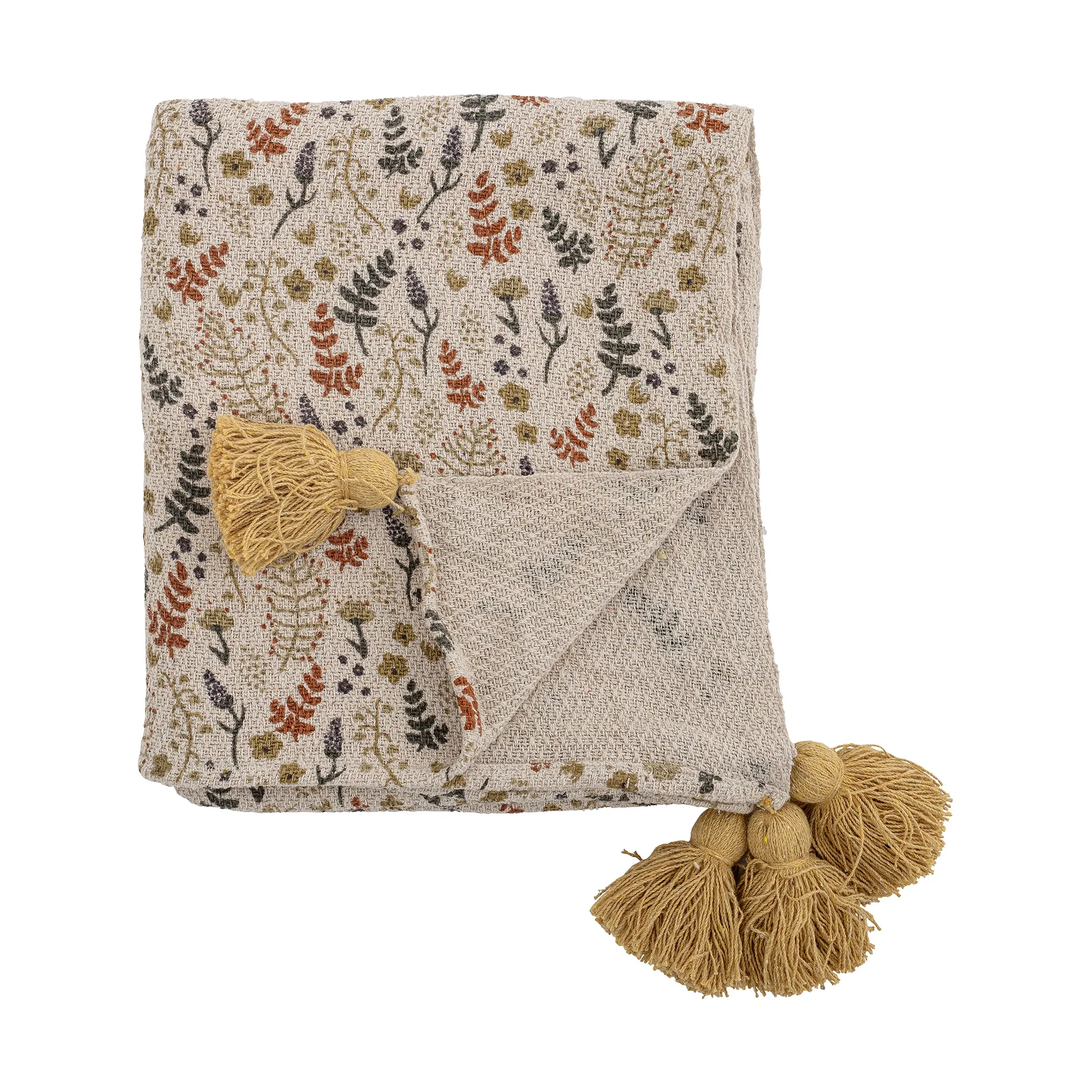 Filipa 毯子 130x160 cm, 黄色 Bloomingville