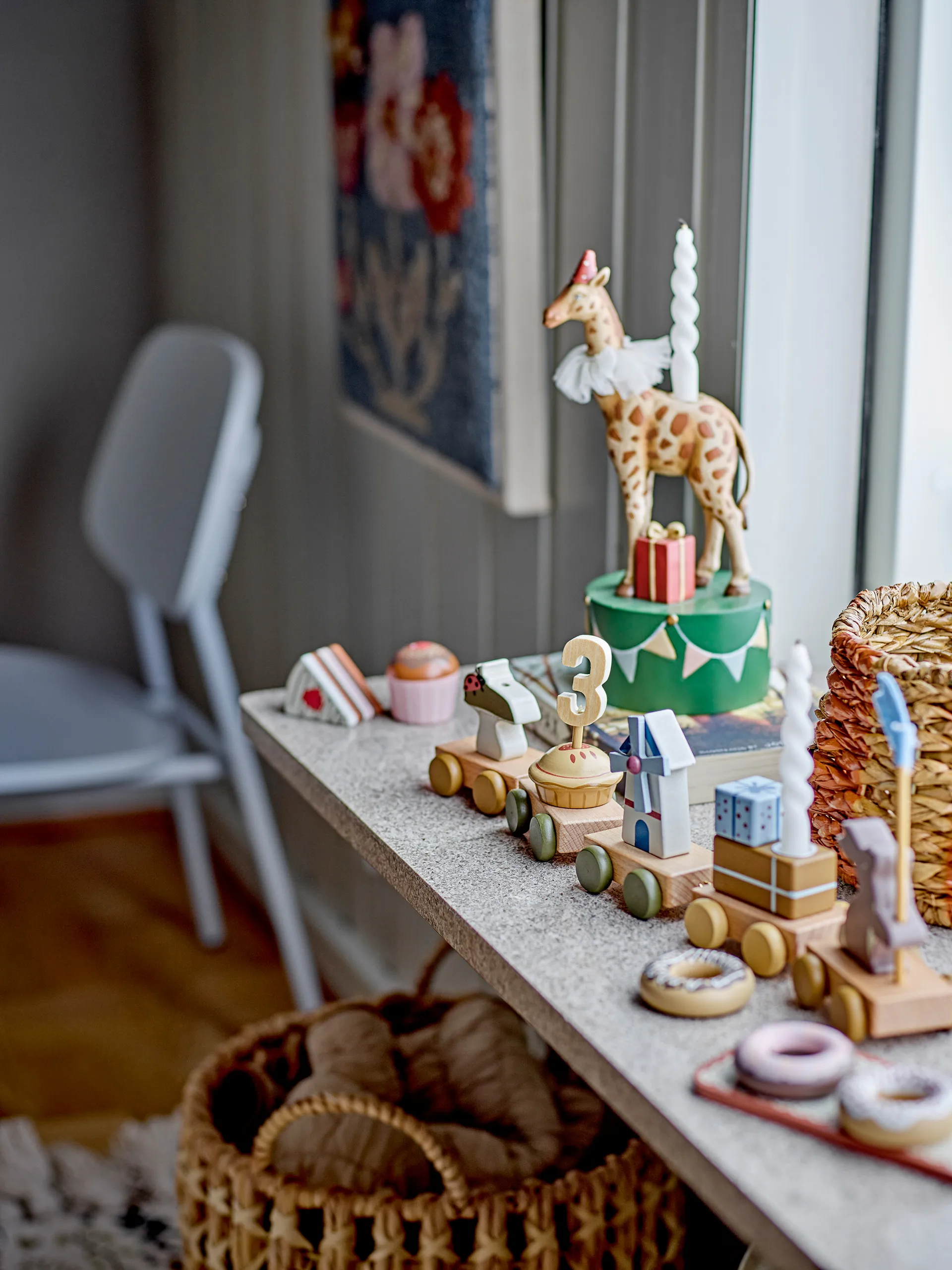 Flor 烛台 25 cm, 长颈鹿 Bloomingville