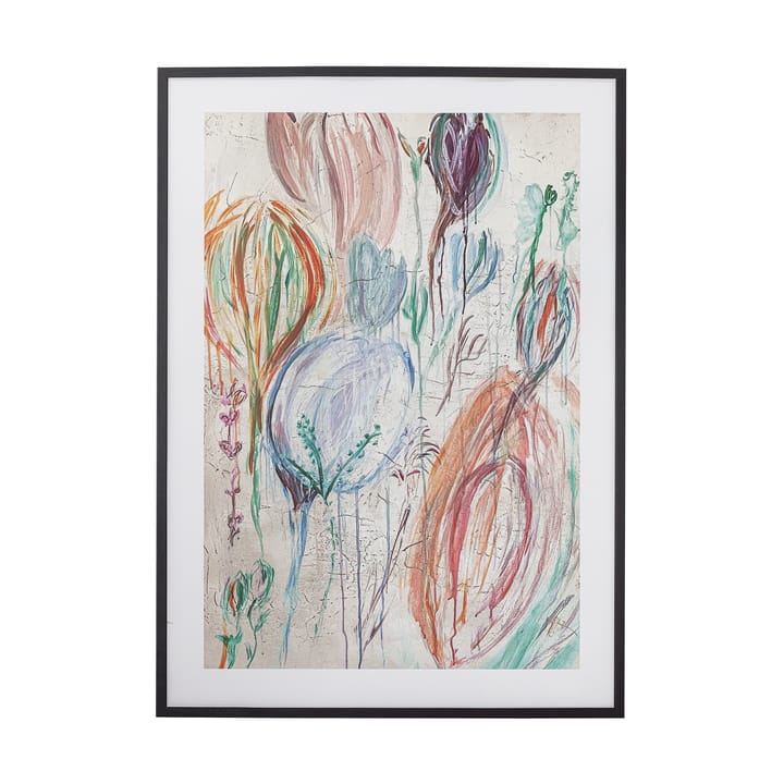 Francine painting 52x72 cm - 黑色 frame - Bloomingville