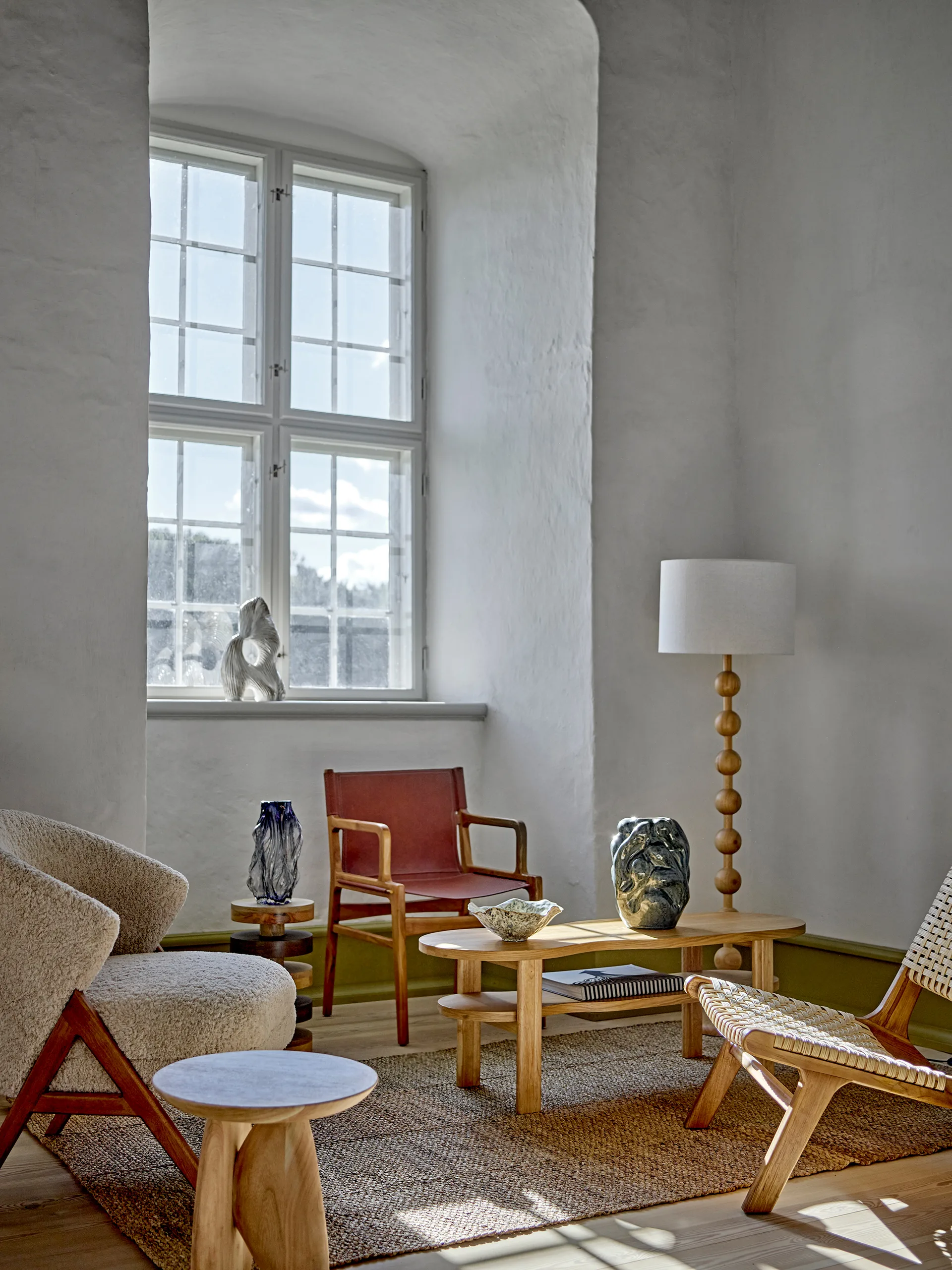 Franka 小边桌 Ø25x46 cm, 褐色 Bloomingville