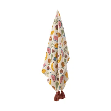 Fruitta北欧风格纯棉针织毯毛毯160x130厘米 - 黄色 - Bloomingville