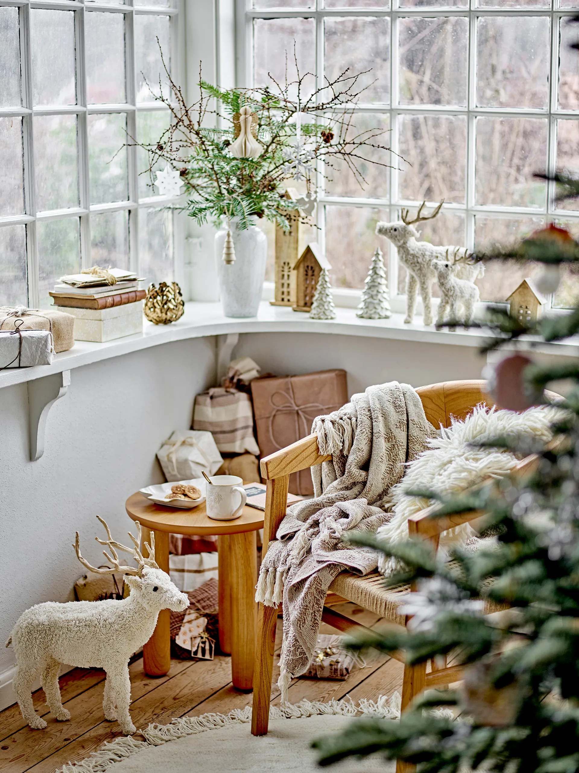 Gabriela 毯子 130x160 cm, 褐色 Bloomingville