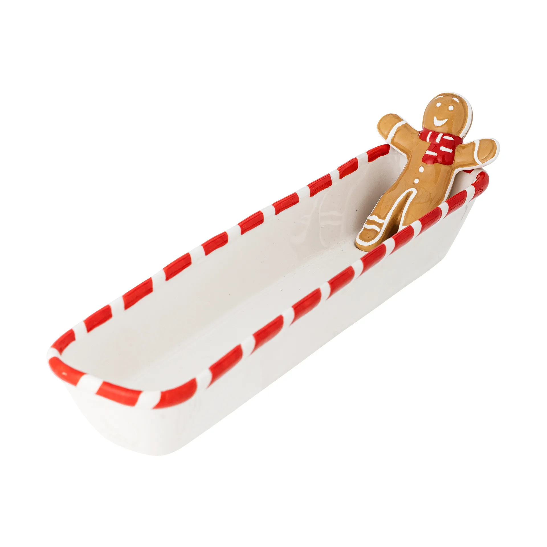 Ginnie 碗 36.5x12.5 cm, 白色-褐色 Bloomingville