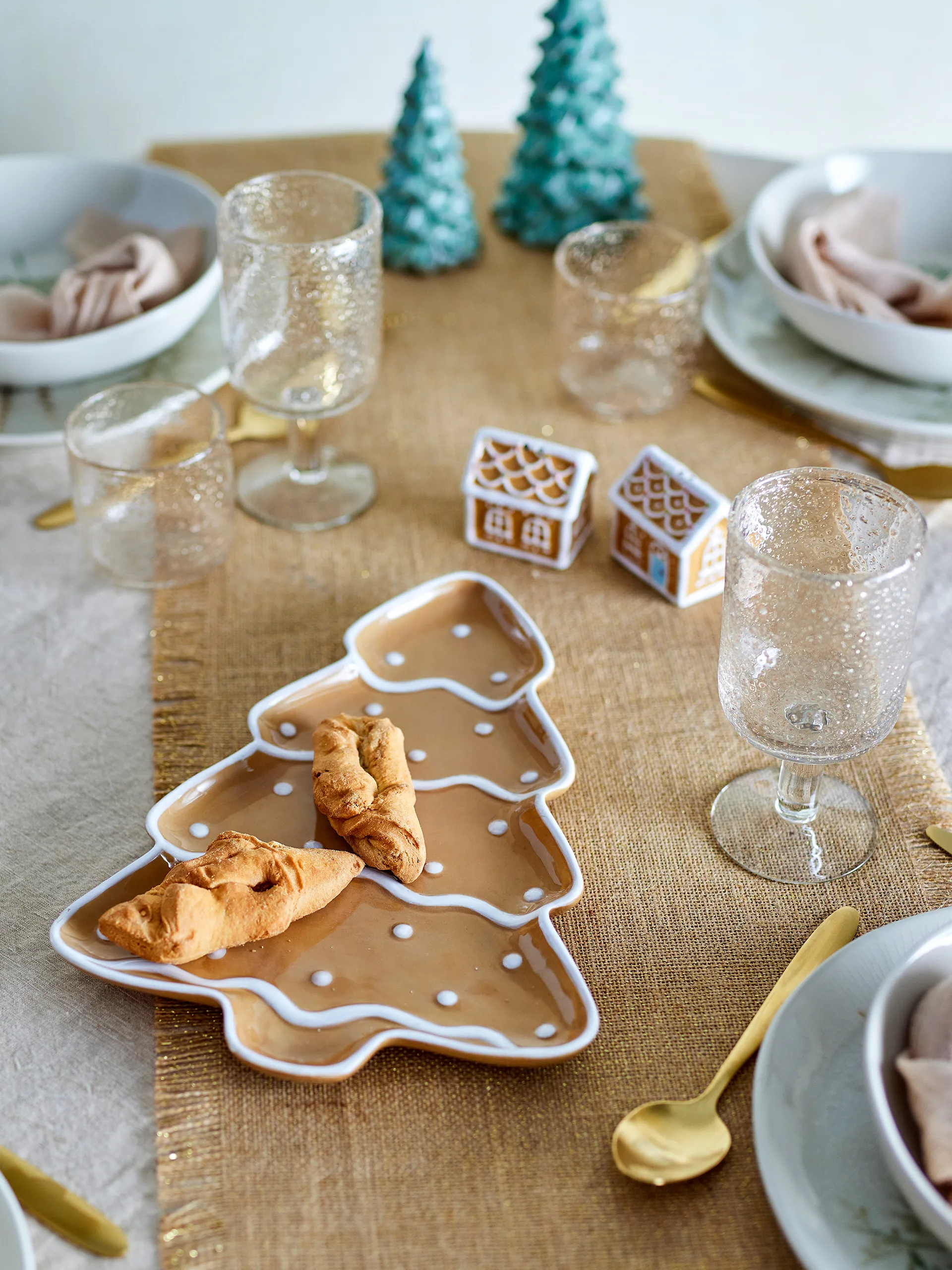 Ginnie serving 托盘 33x23 cm, 褐色 Bloomingville