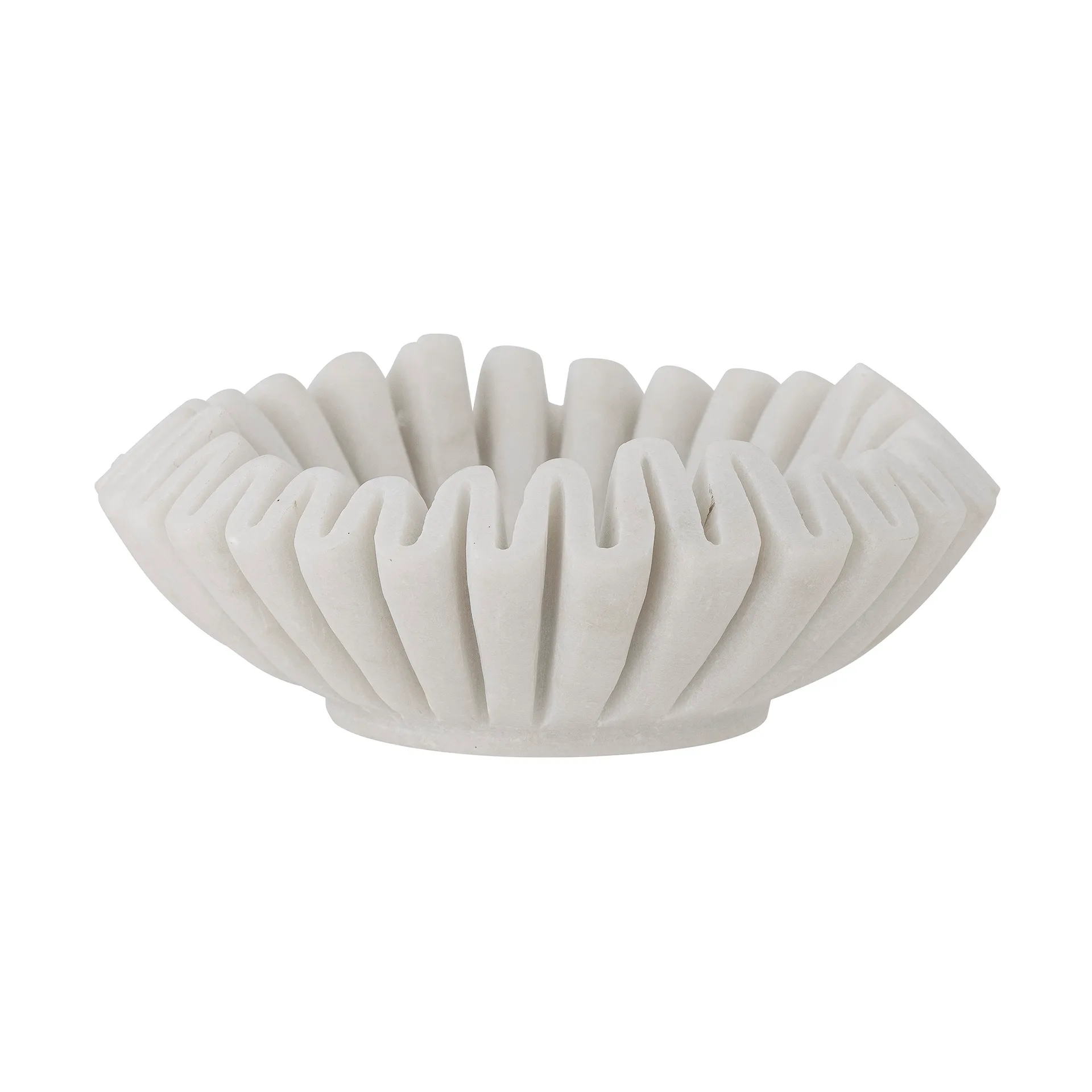 Harmonia 装饰碗 Ø17cm, 白色大理石 Bloomingville