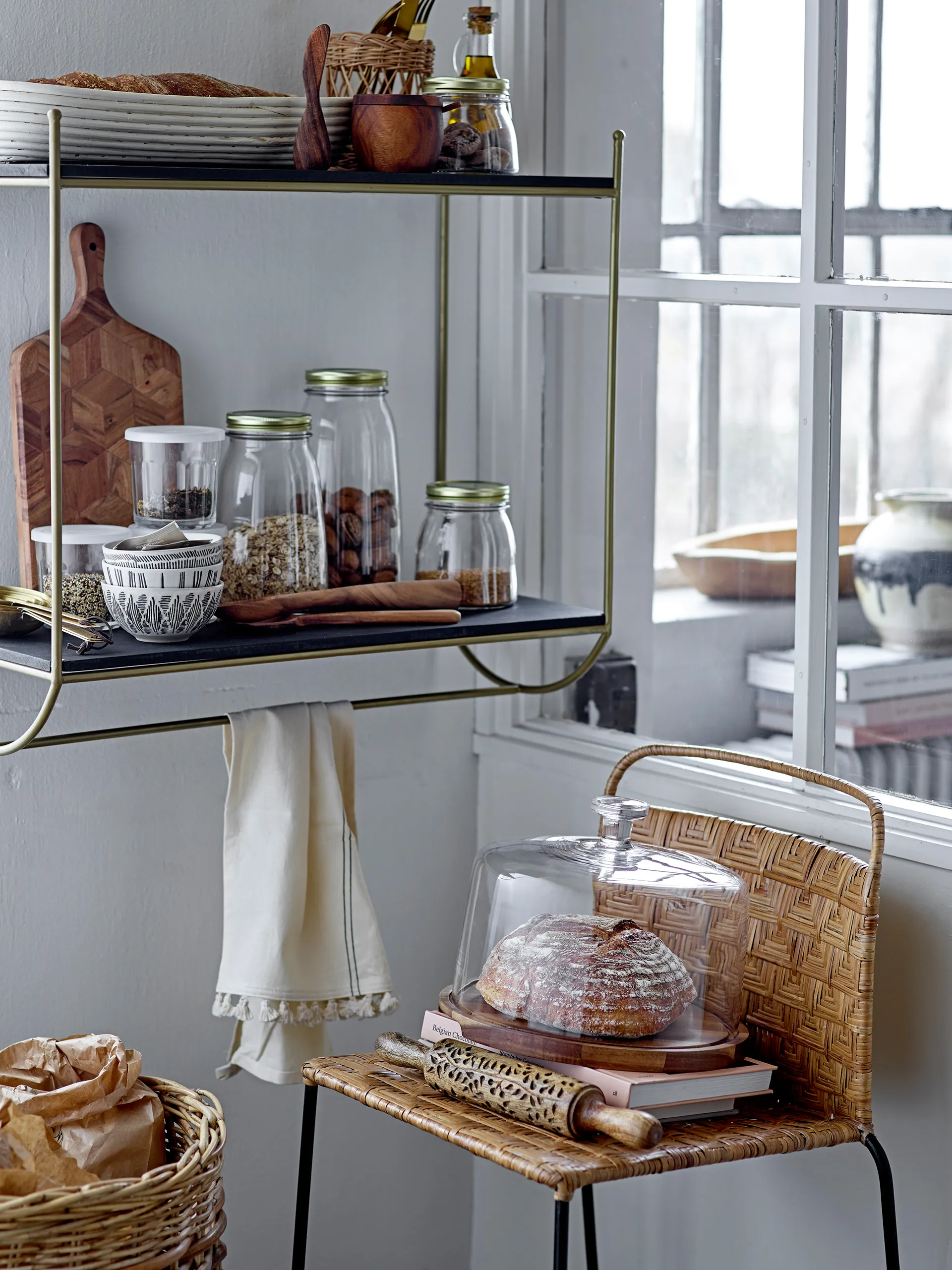 Jala storage box 2 pieces, 棕色 Bloomingville