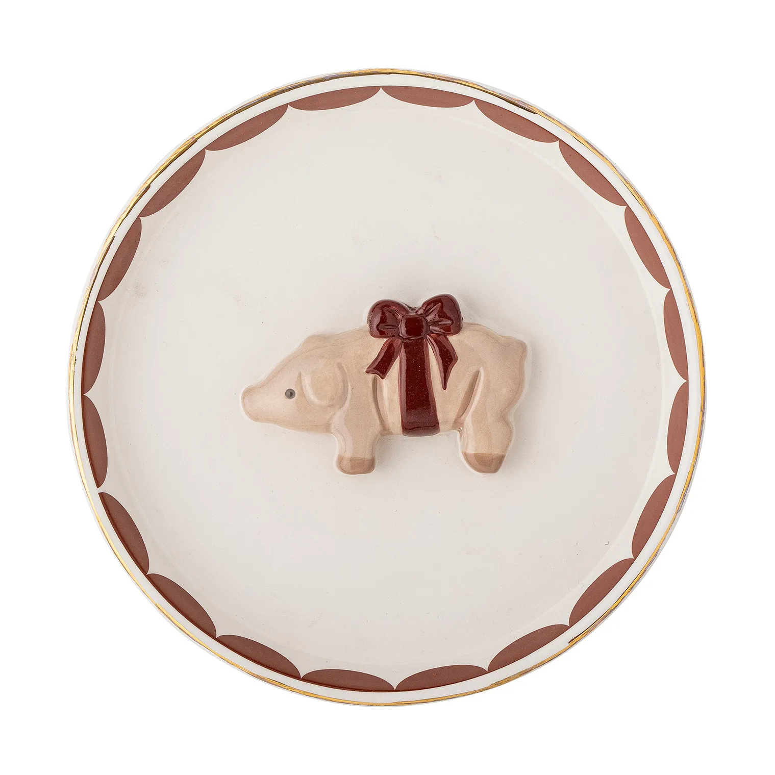 Jolly 碗 Ø18 cm, White-red Bloomingville