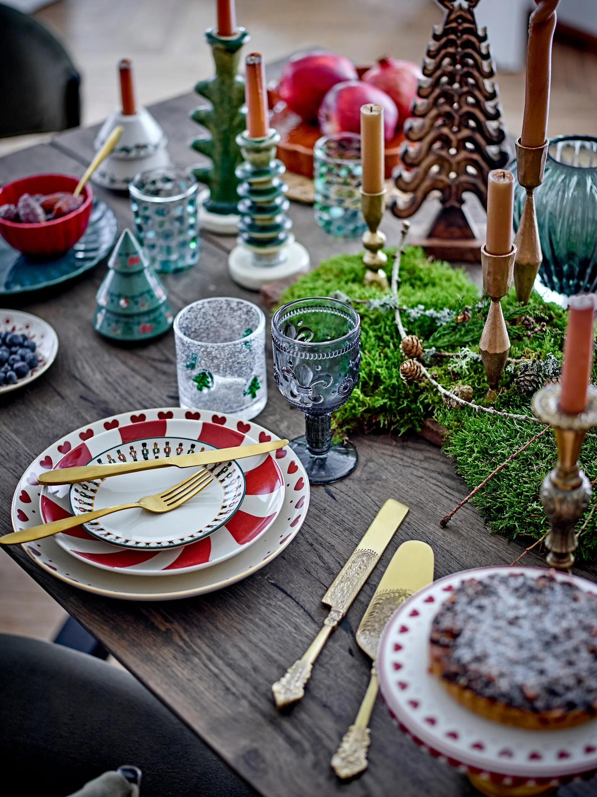 Jolly cake stand Ø20 cm, 红色 Bloomingville