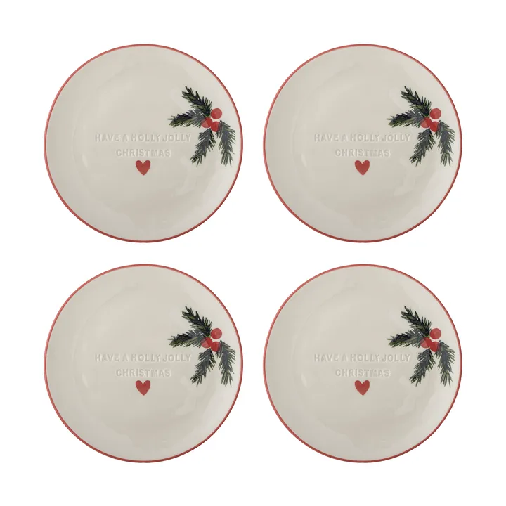Jovida assiett - Nature，4件套，Ø16cm - Bloomingville