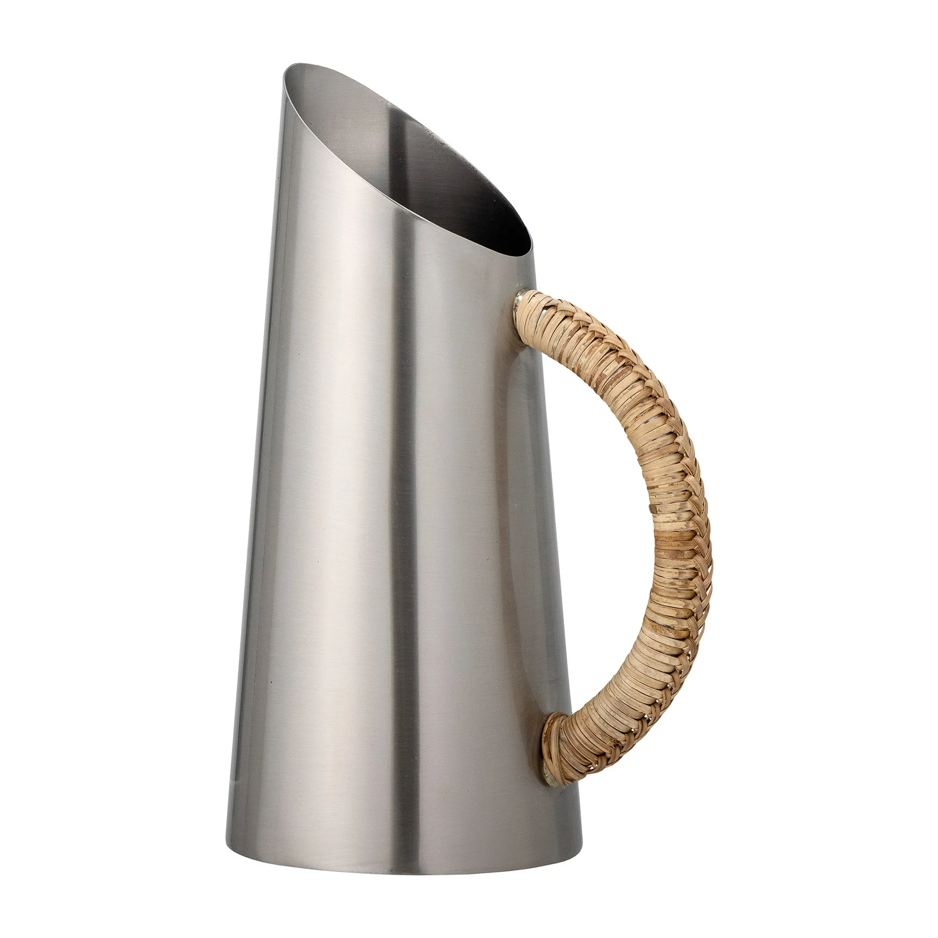 Juanita pot 28 cm, 不锈钢-rattan Bloomingville