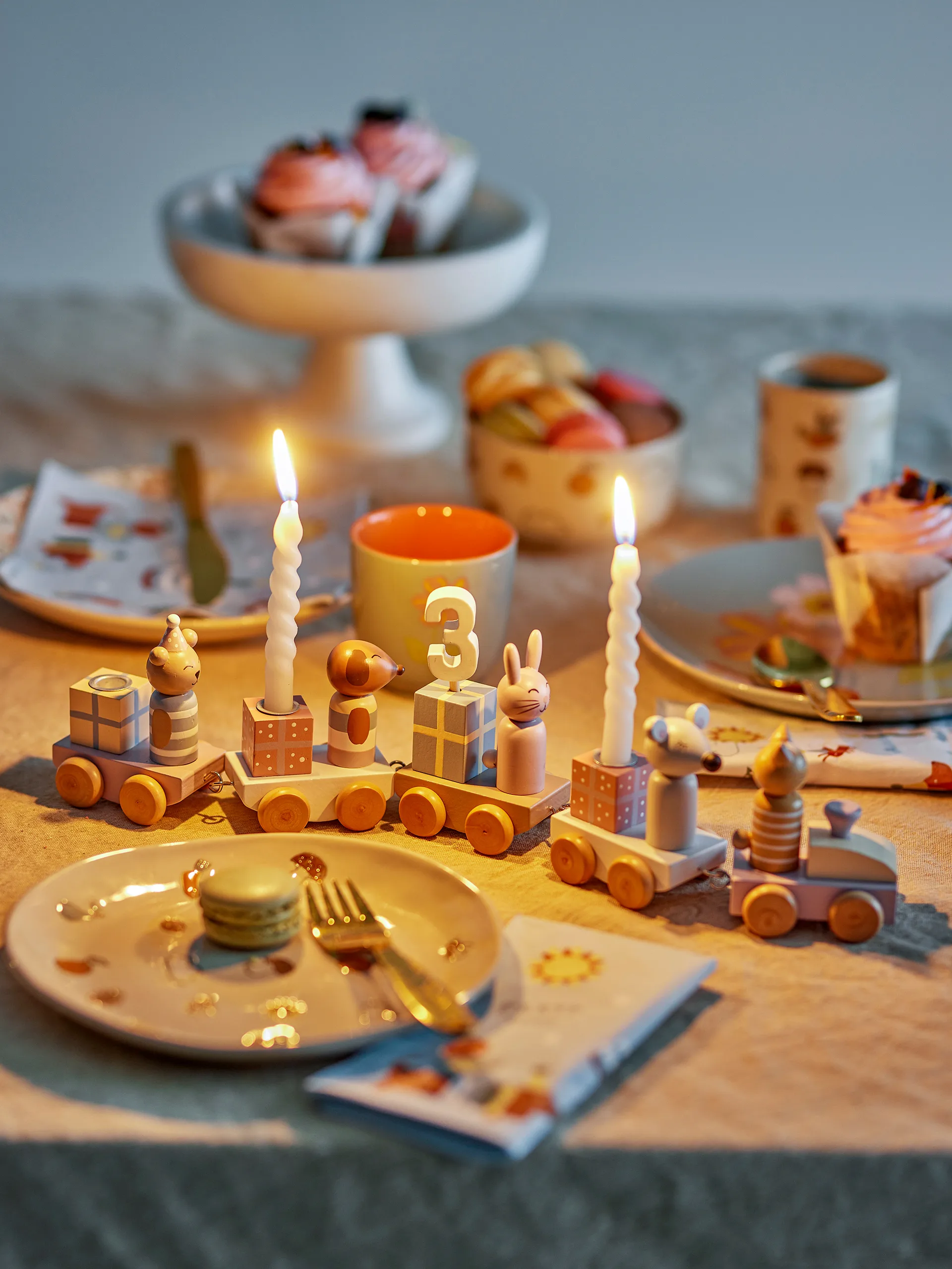 Junaid Birthday train, 粉色 Bloomingville