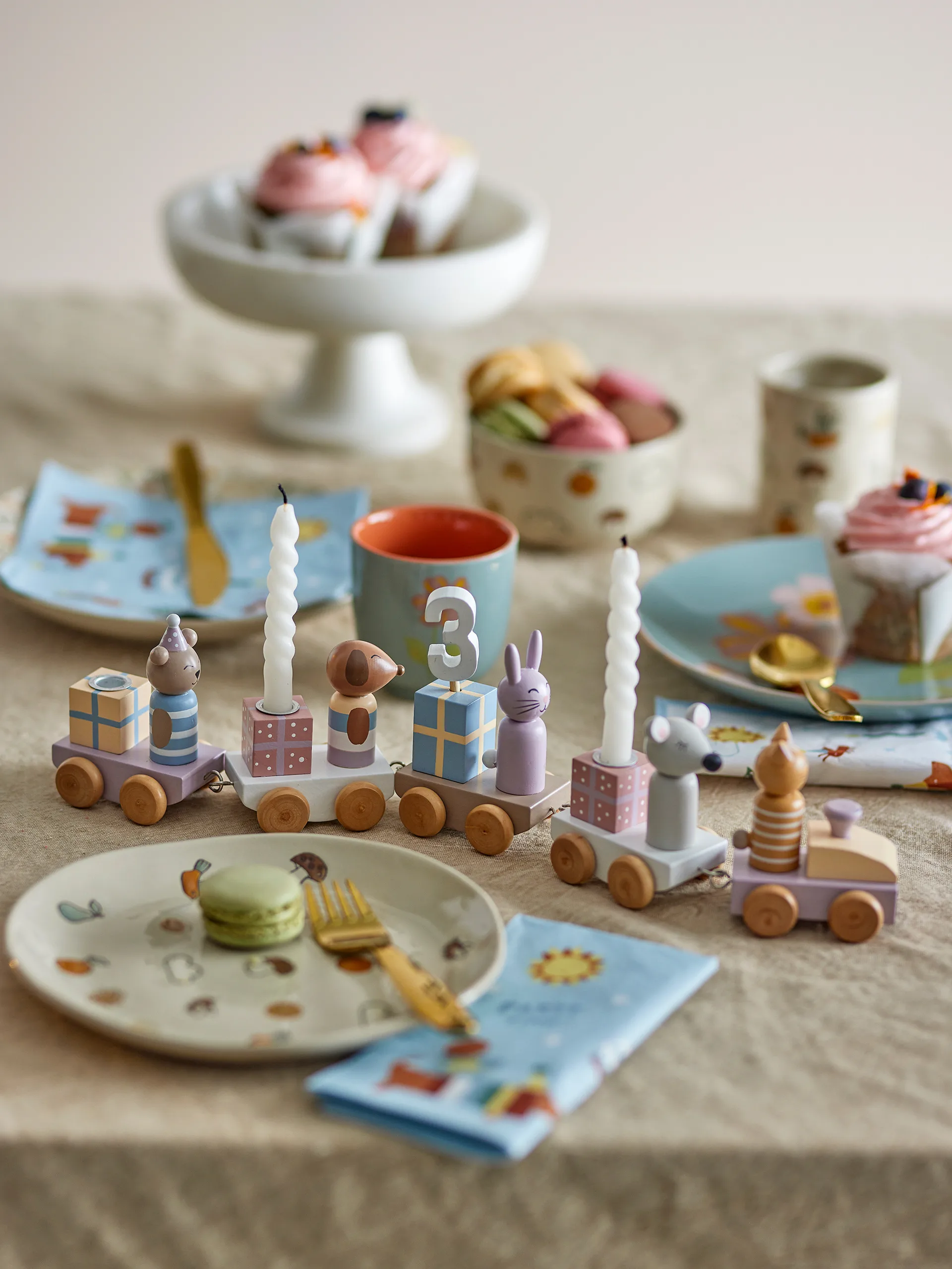 Junaid Birthday train, 粉色 Bloomingville