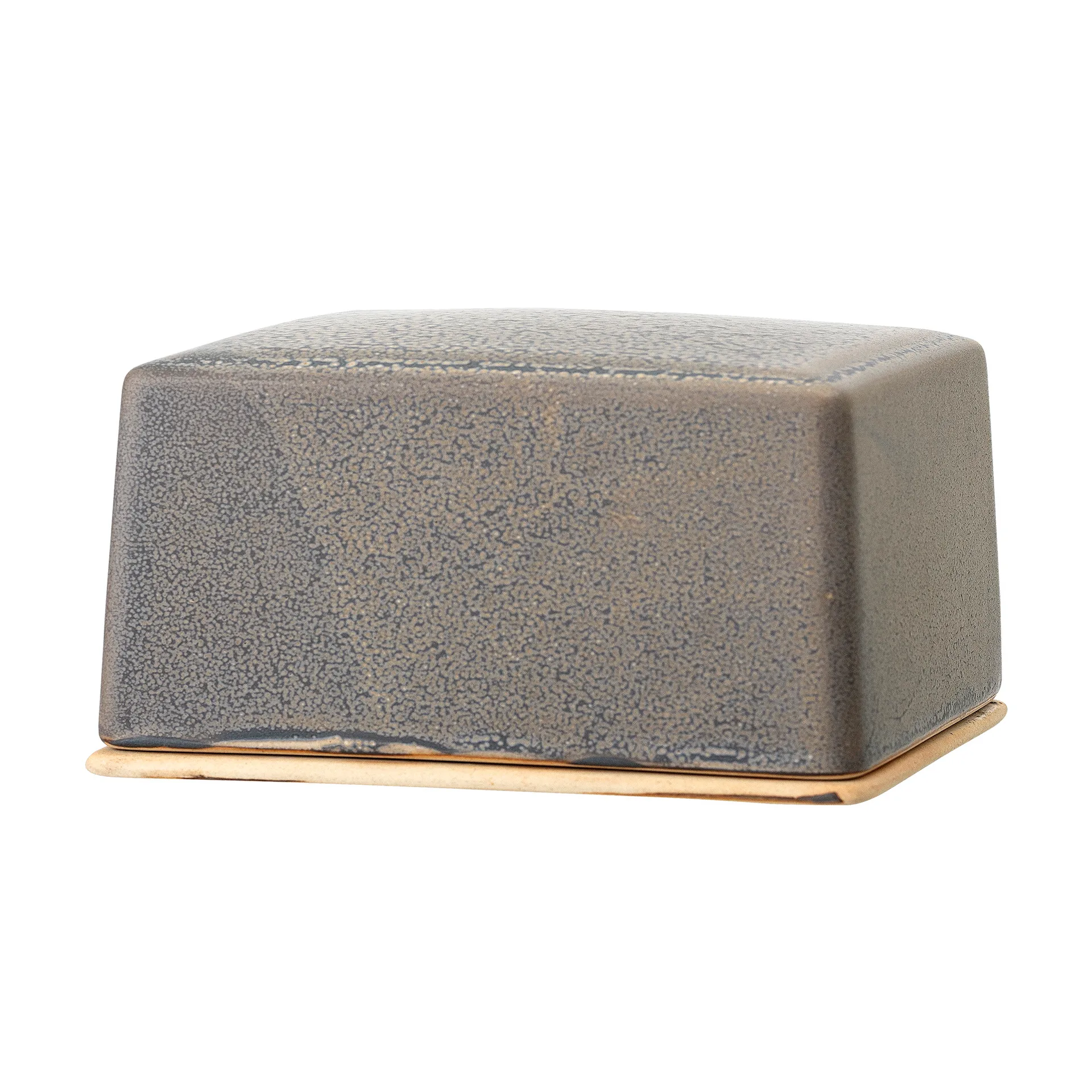 Kendra butter dish stone, 灰色 Bloomingville