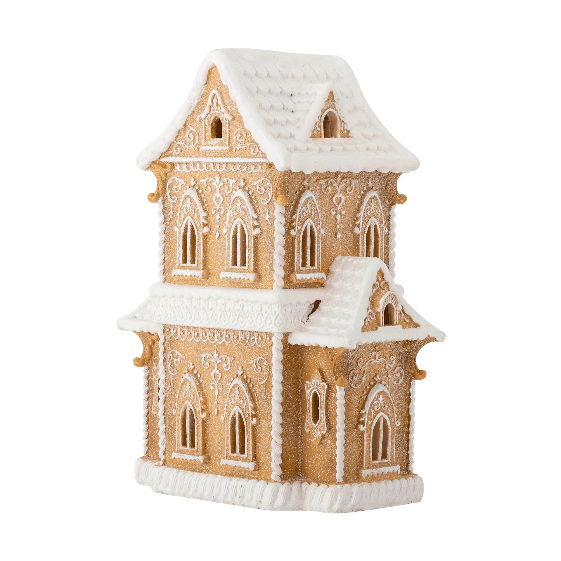 Kevin 装饰小屋 带灯, 棕色，37cm Bloomingville