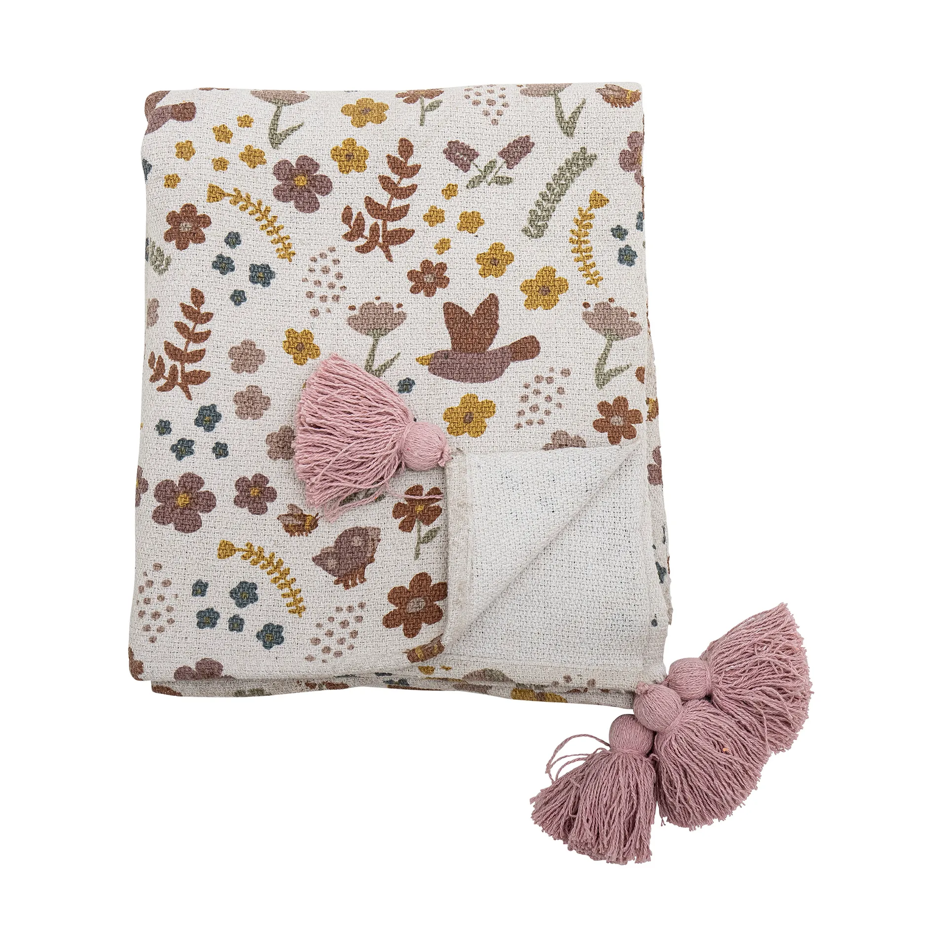 Kristine 毯子 130x160 cm, Nature Bloomingville