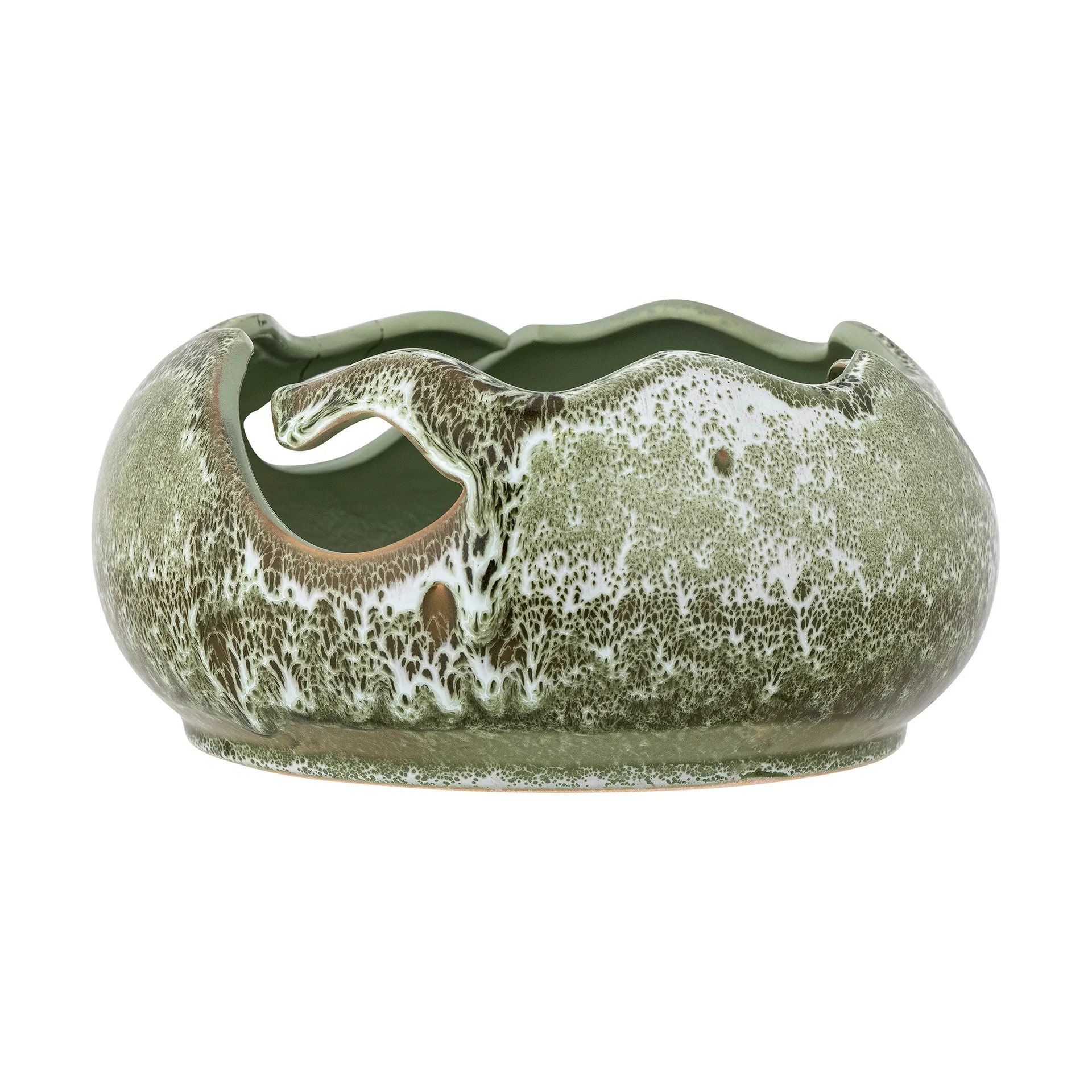 Leonas Deco 装饰碗 Ø25,5 cm, 绿色 Bloomingville