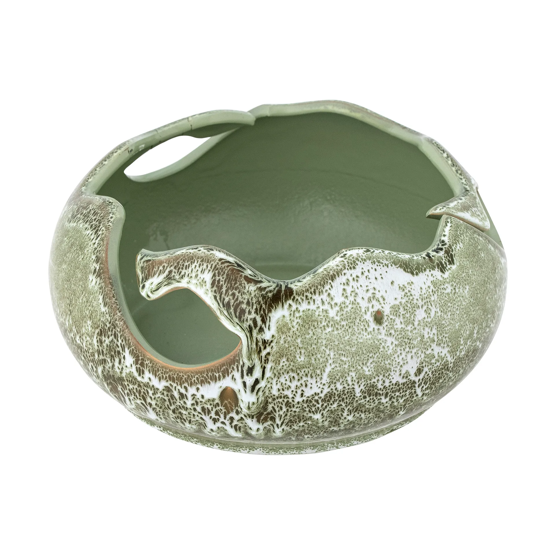 Leonas Deco 装饰碗 Ø25,5 cm, 绿色 Bloomingville