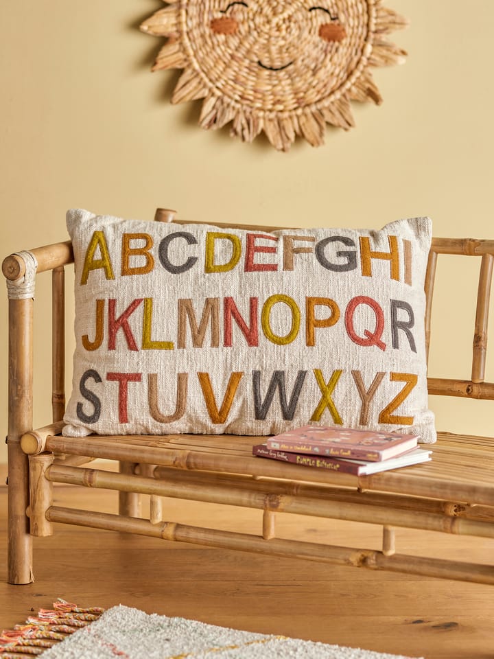 Lexi 靠枕|靠垫 alphabet 40x60 cm, Nature-混合色 Bloomingville