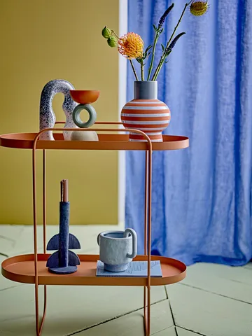 Lindir 花瓶19cm - 蓝棕色 - Bloomingville