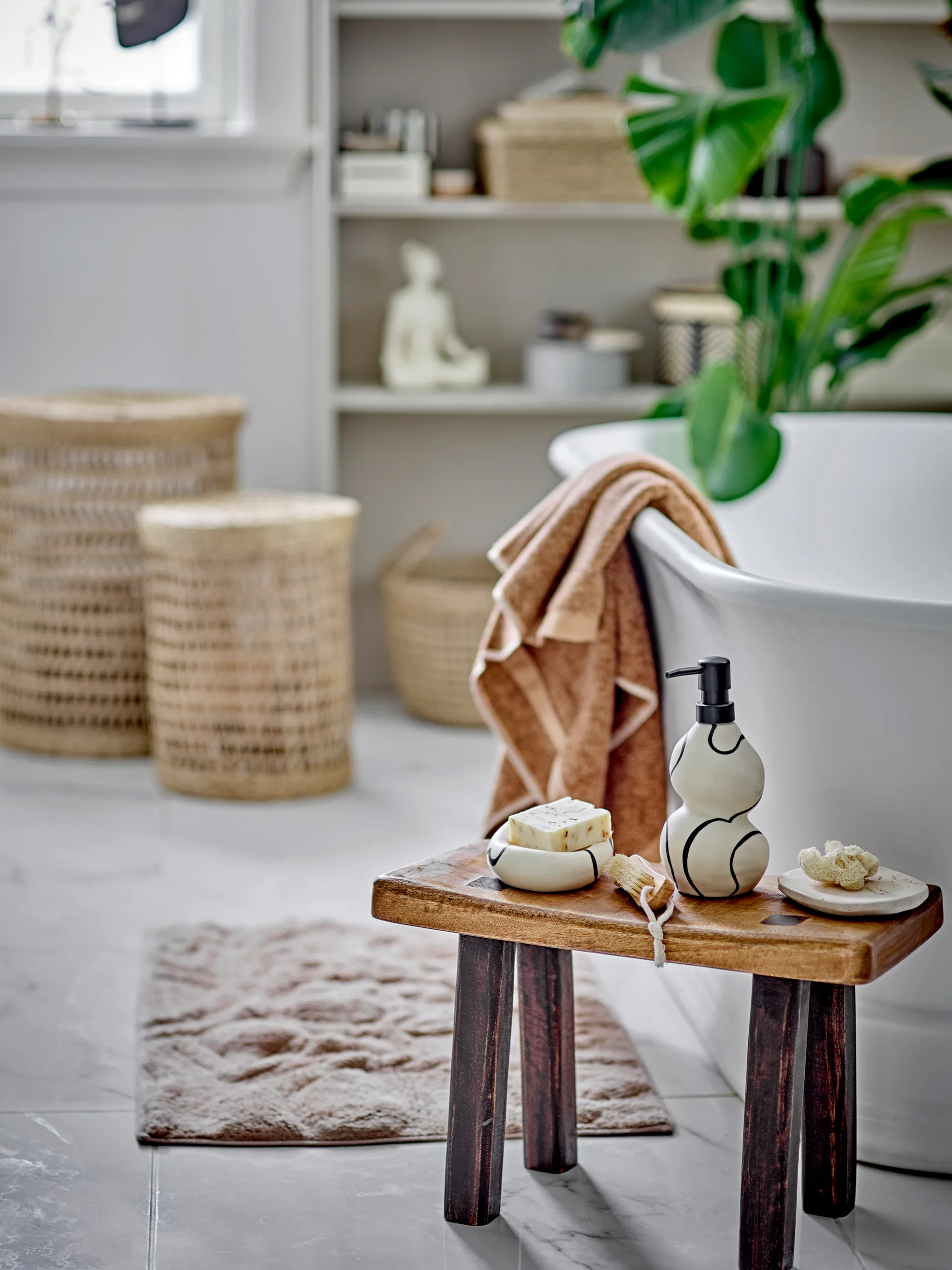 Lorca 碗 10x15 cm, Travertine Bloomingville
