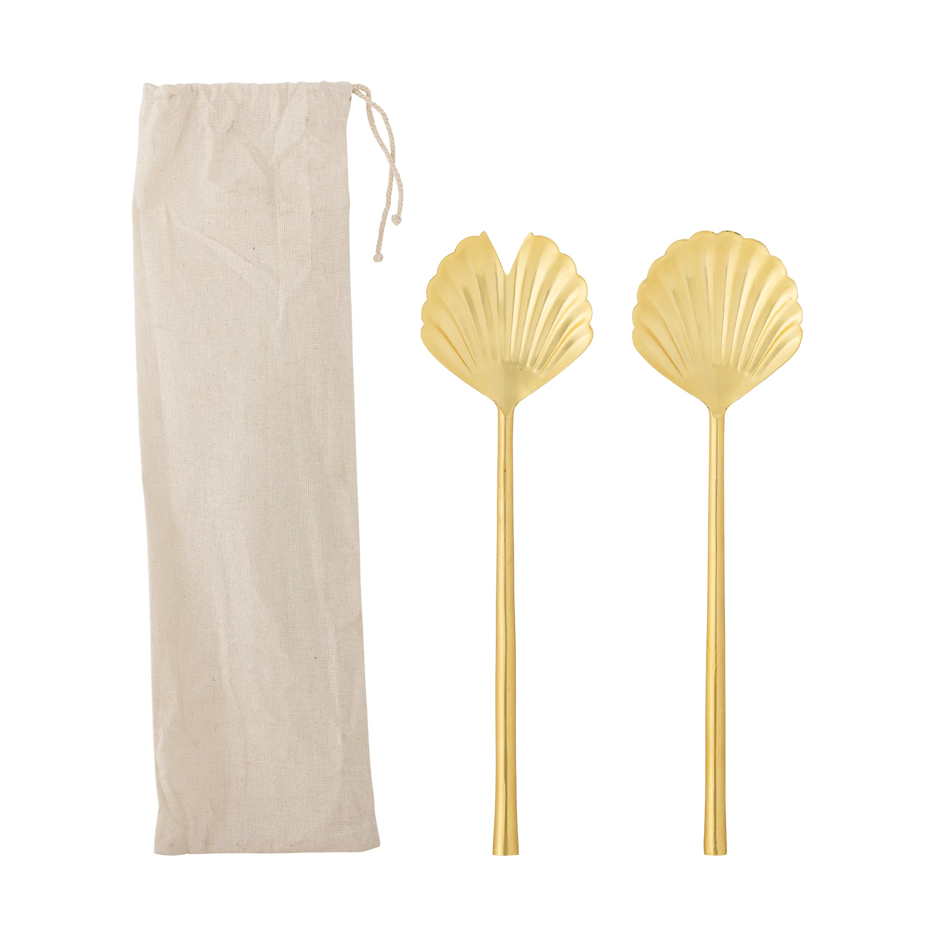 Loreta salad 刀叉勺 2件, 金色 Bloomingville