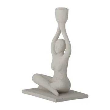 Lucie 烛台24cm - 白色 - Bloomingville