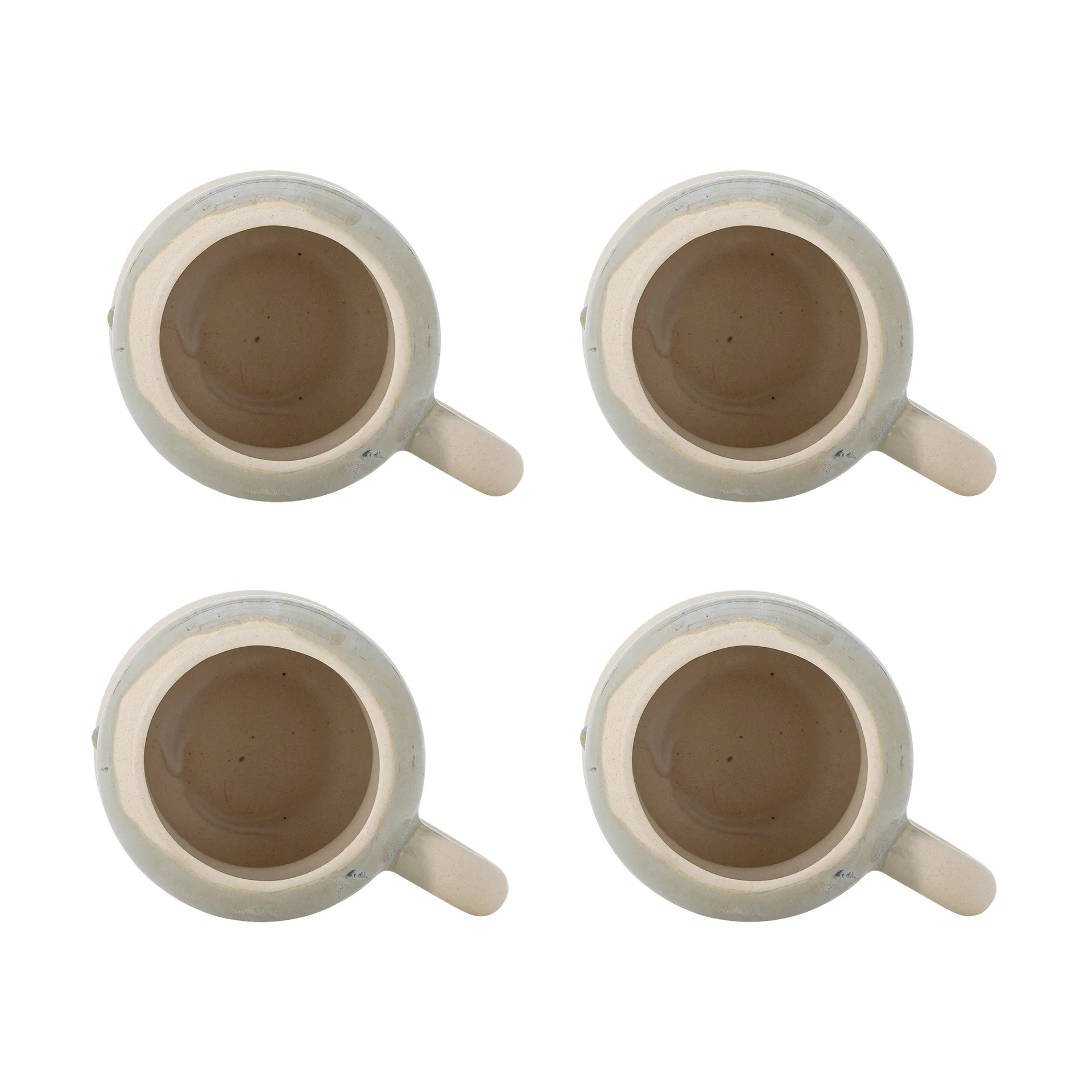 Luna北欧风格茶杯咖啡杯4件装, 蓝色 Bloomingville