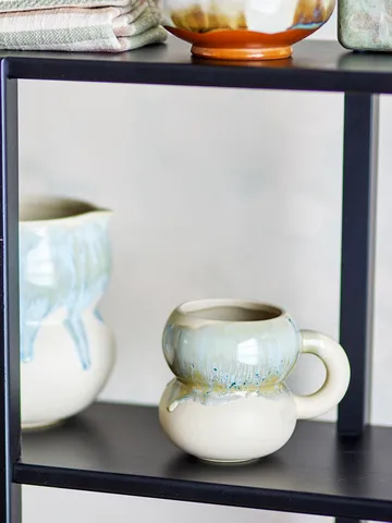 Luna北欧风格茶杯咖啡杯4件装 - 蓝色 - Bloomingville