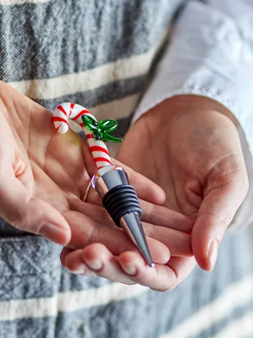 Lynn wine stopper - 薄荷糖条 - Bloomingville