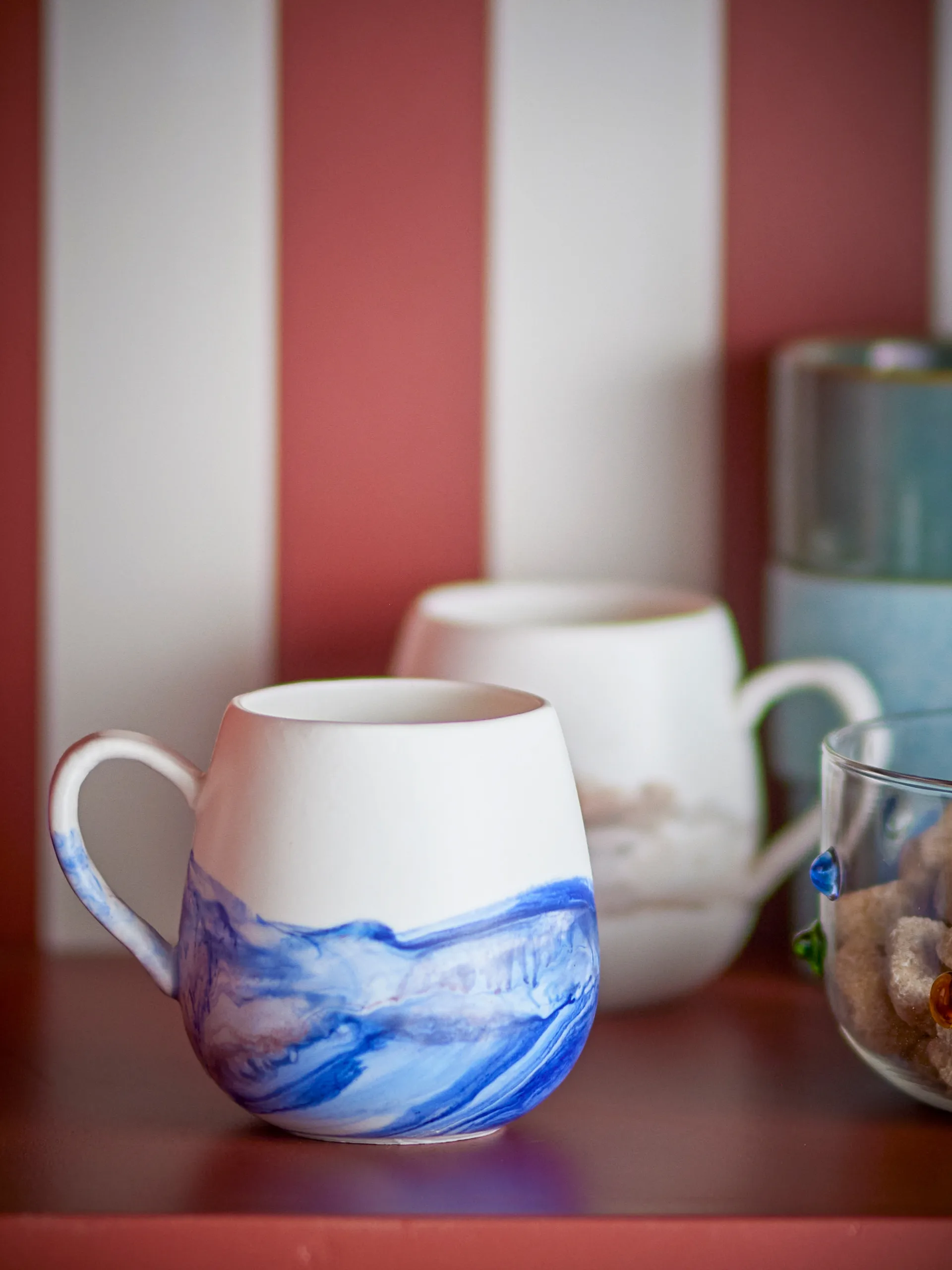 Lyre北欧风格茶杯咖啡杯4件装,  Bloomingville