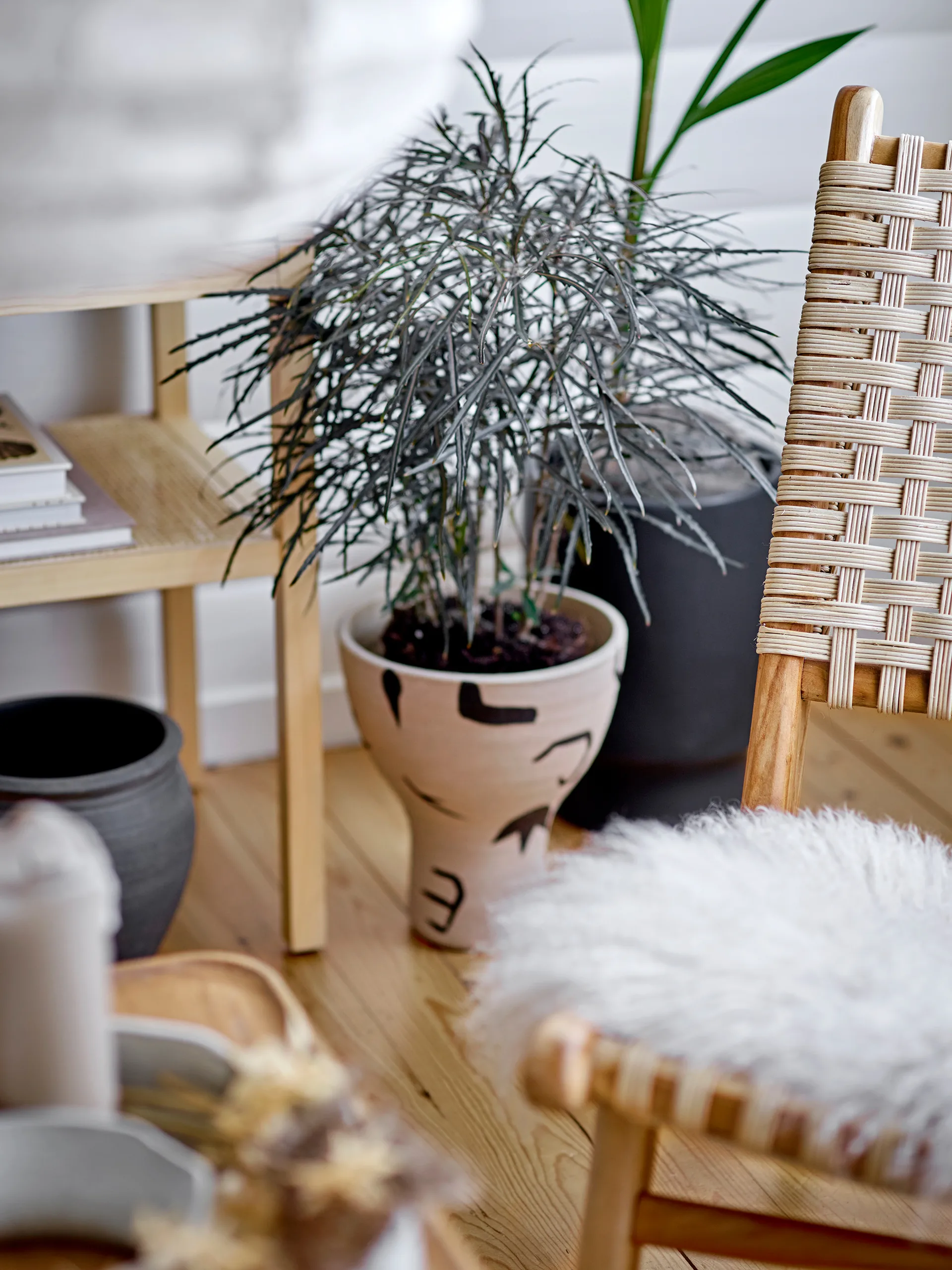 Mac 花盆  Ø24.5 cm, 黑色 Bloomingville