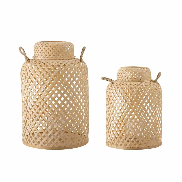Madlin 玻璃烛台灯罩 2-pack - 棕色 - Bloomingville
