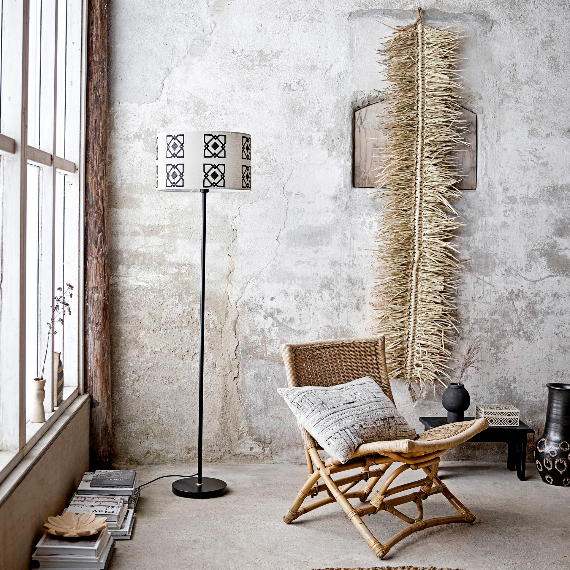 Malic 地毯  Ø150 cm, nature Bloomingville