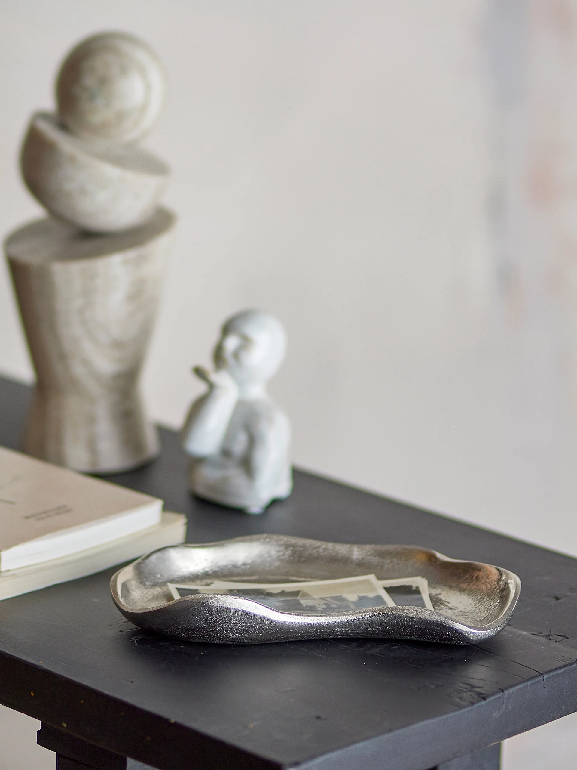 Marlice decorative 托盘 12x20 cm, 银色 Bloomingville