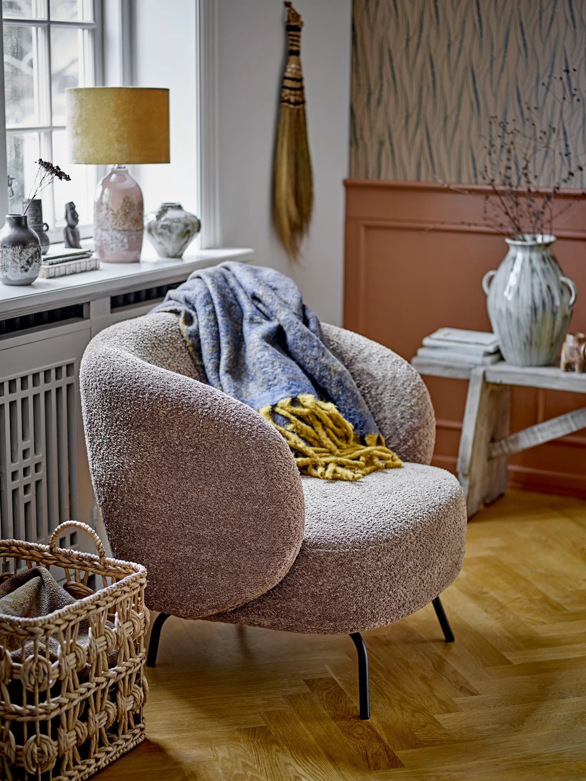 Marnie 储物箱 带把手 2件, Water hyacinth Bloomingville