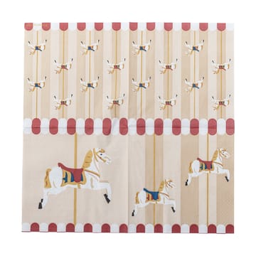 Merry-go-round 餐巾纸 33x33 cm 20件装 - Nature - Bloomingville
