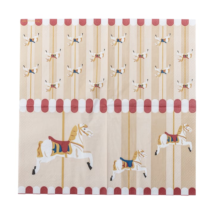 Merry-go-round 餐巾纸 33x33 cm 20件装, Nature Bloomingville