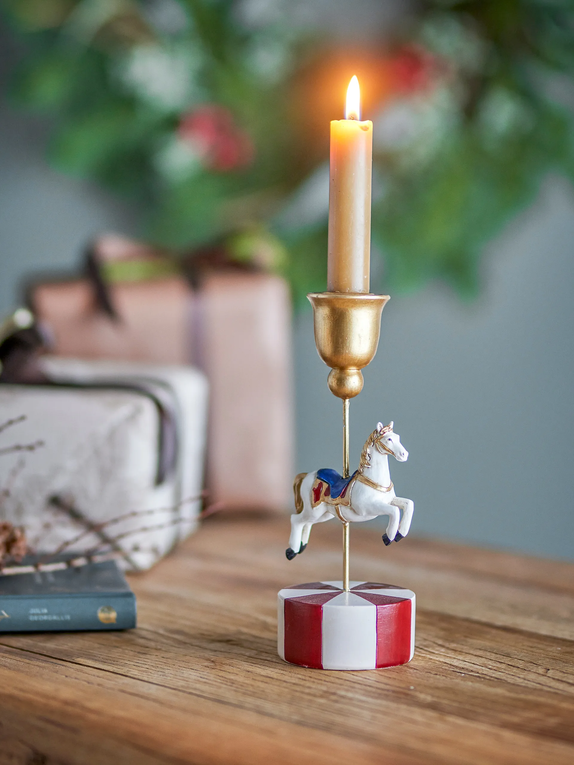 Merry-go-round 烛台, 白色 Bloomingville