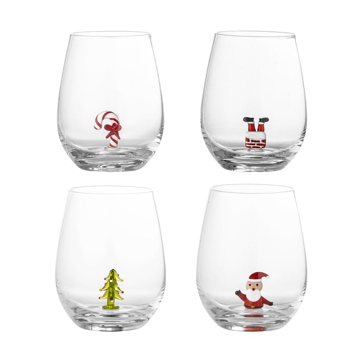 Misa 杯子/玻璃杯/酒杯 56 cl 4件 - Christmas - Bloomingville