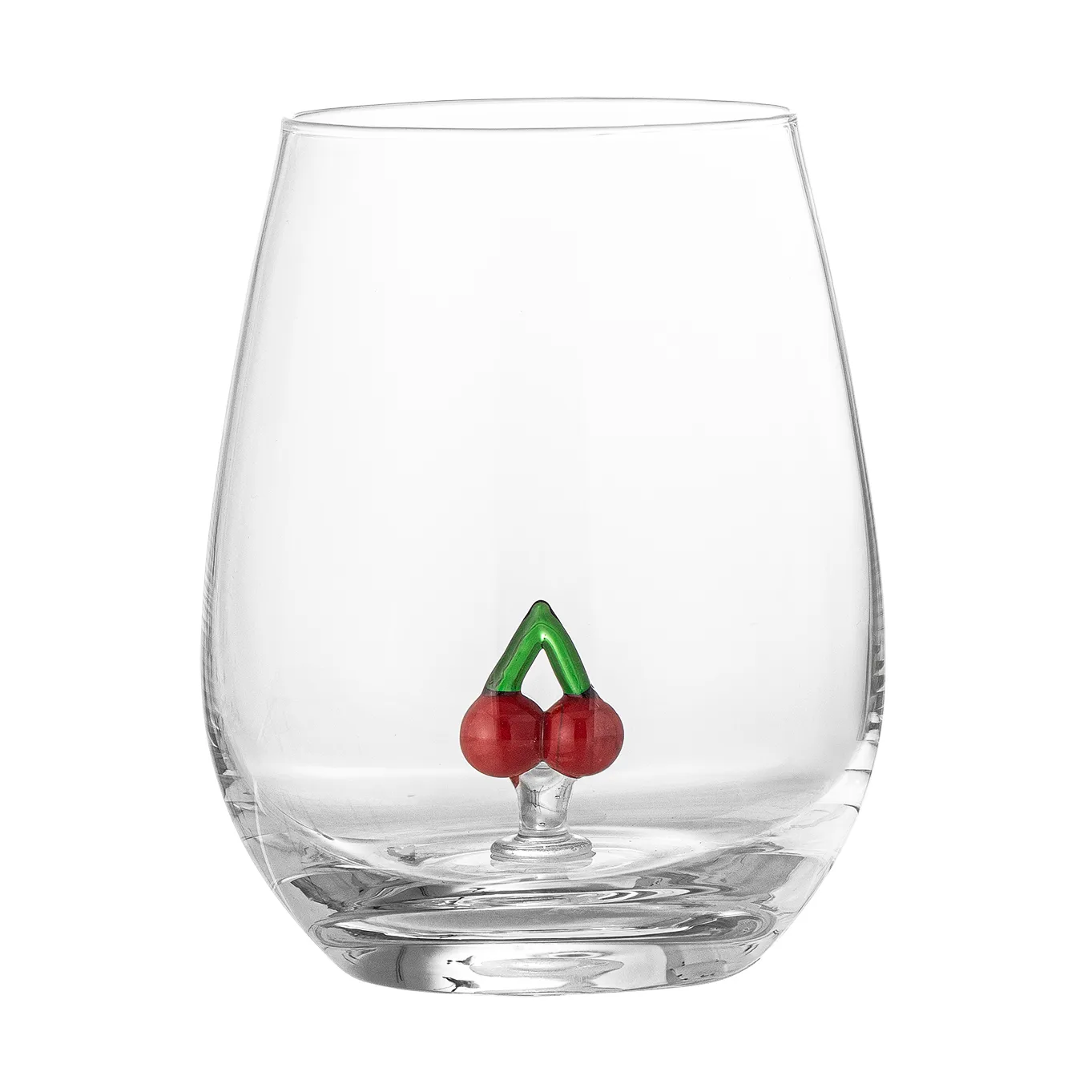 Misa 玻璃杯560ml, 透明_樱桃图案 Bloomingville