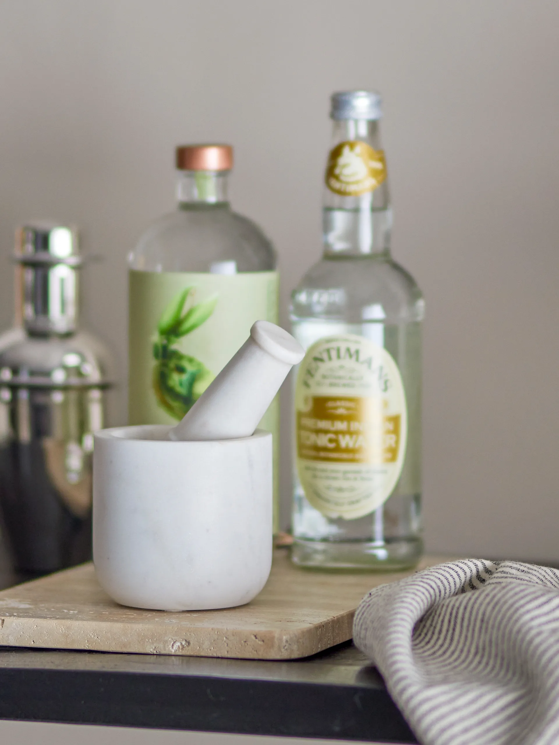 Misaki mortar Ø9 cm, 大理石色 Bloomingville