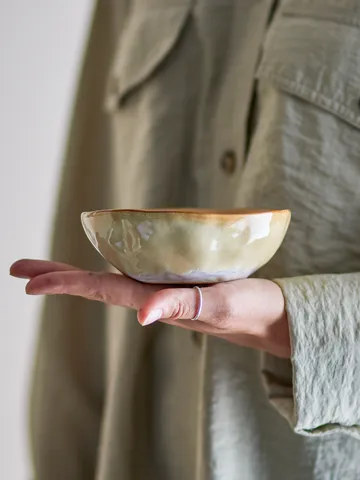 Nara 北欧风格陶瓷餐碗汤碗50cl - 自然色 - Bloomingville