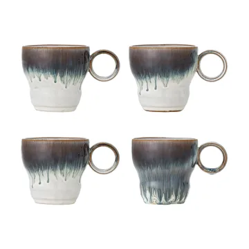 Nigel北欧风格茶杯咖啡杯4件装 - 蓝色 - Bloomingville