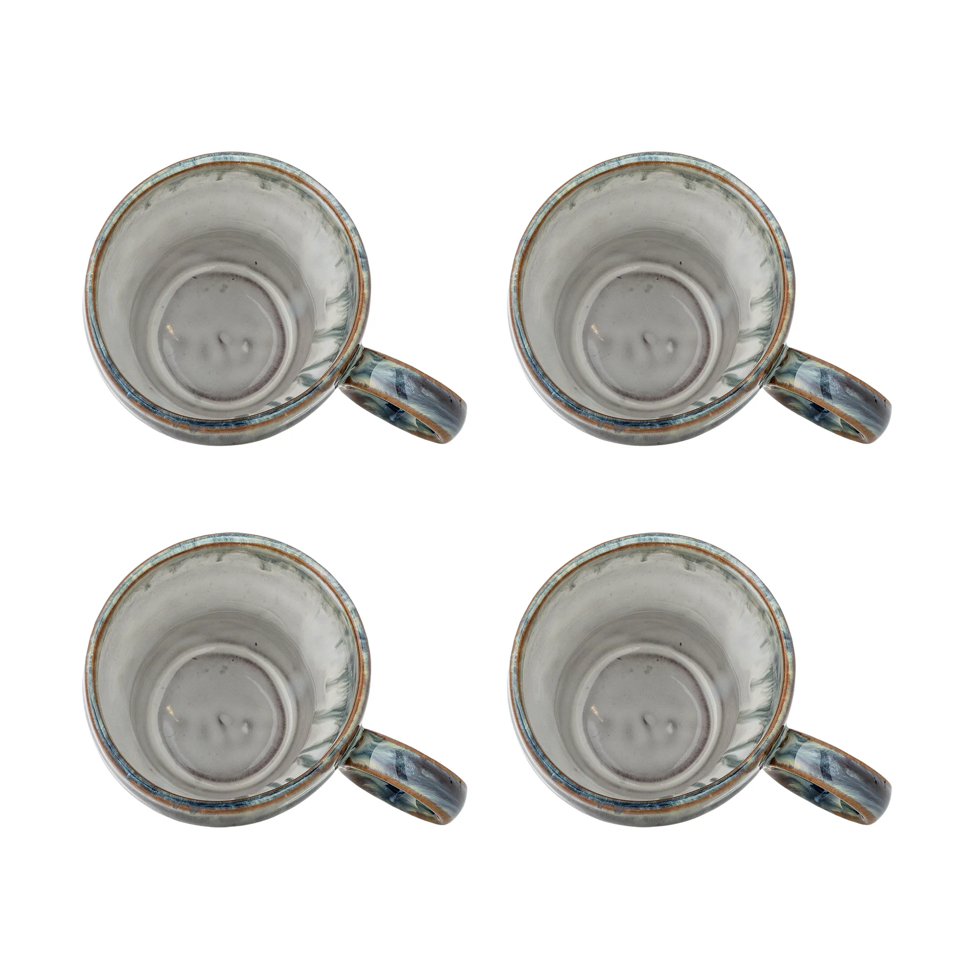 Nigel北欧风格茶杯咖啡杯4件装, 蓝色 Bloomingville