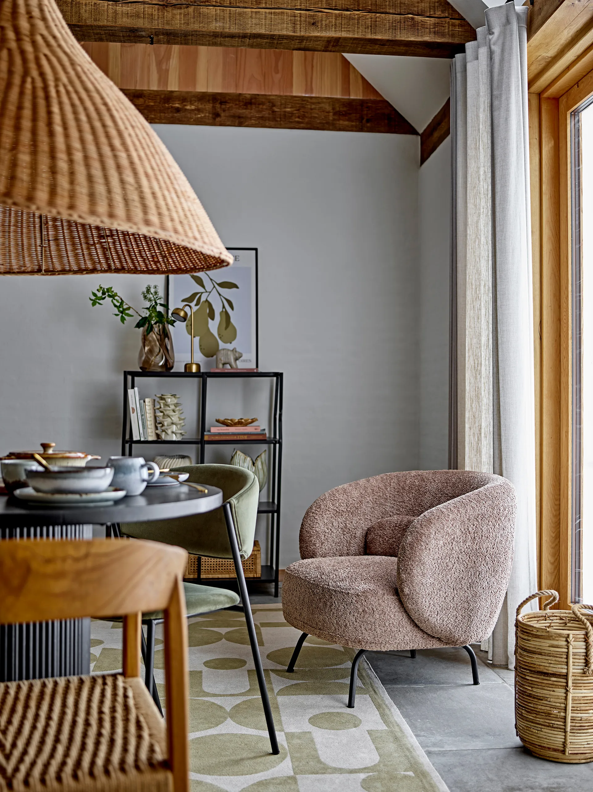 Niko 便携 台灯 35 cm, 黄铜 Bloomingville