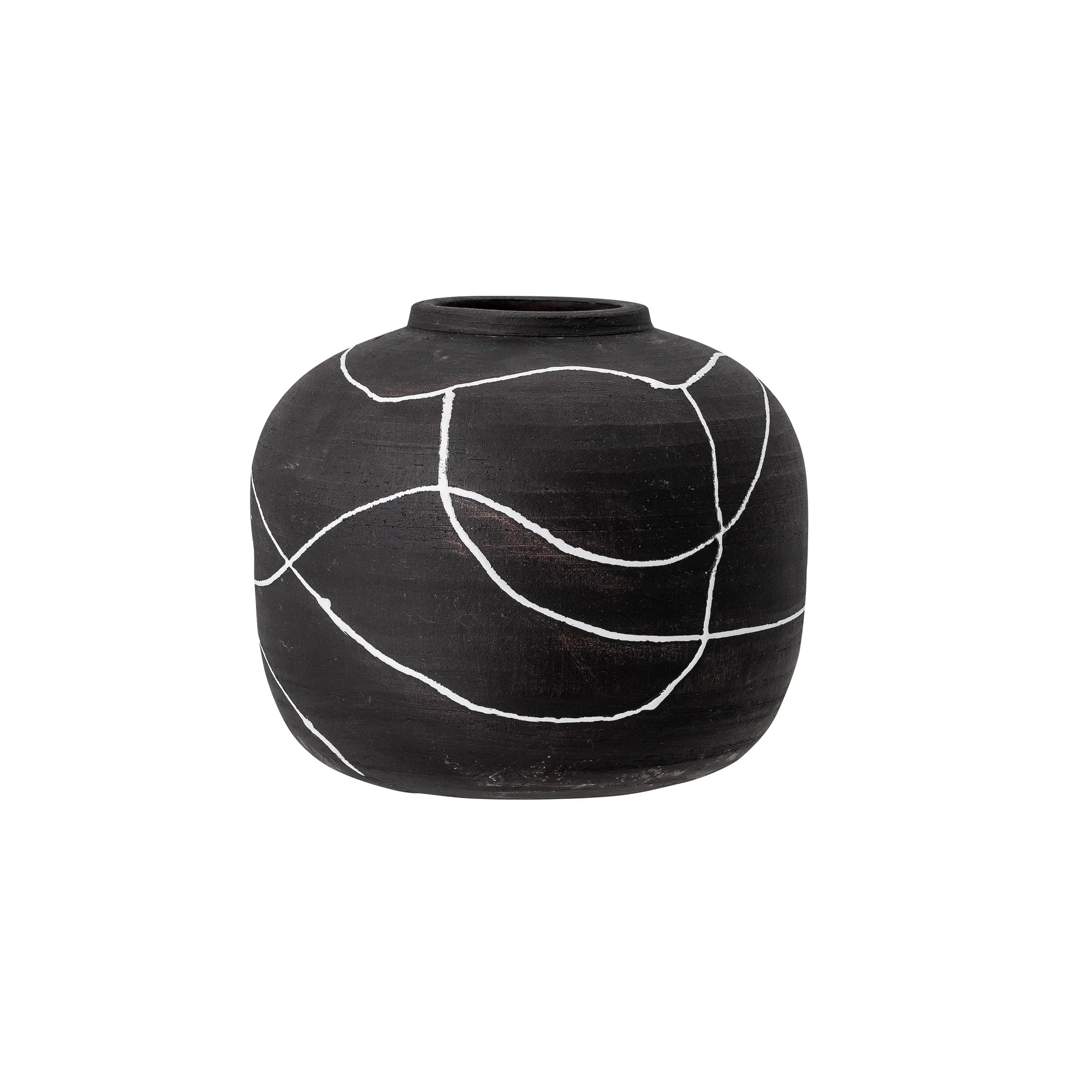 Niza 花瓶 terracotta 16.5 cm, 黑色 Bloomingville