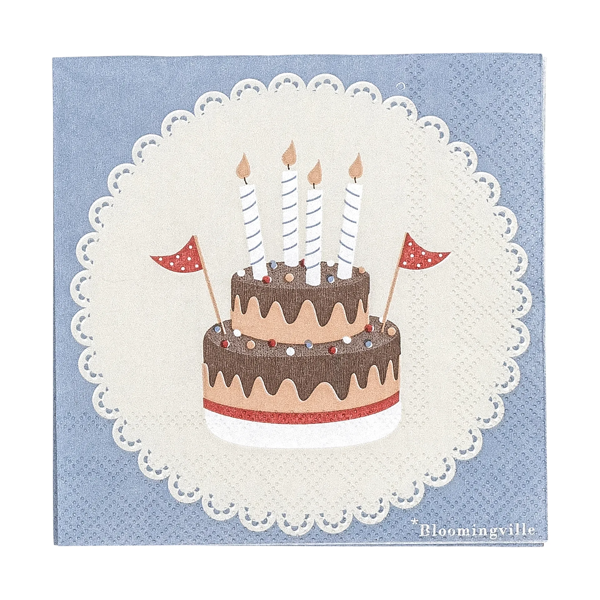 Oscar 餐巾纸 20件装, Blå Bloomingville