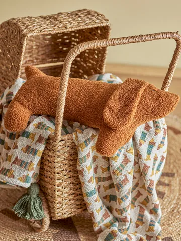 Palle plush toy 50 cm - 褐色 dog - Bloomingville