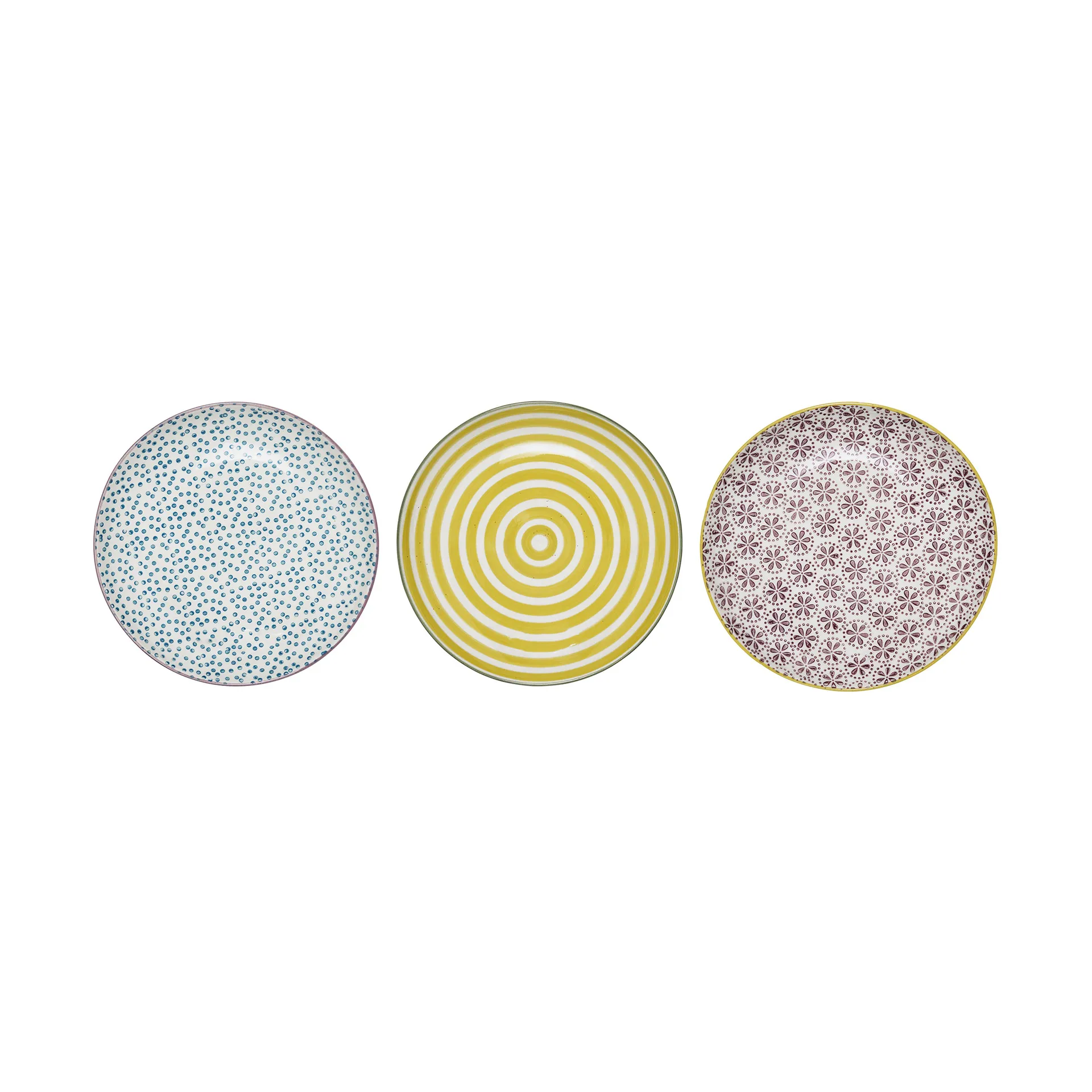 Patrizia 盘子 三pieces Ø 16 cm,  Bloomingville