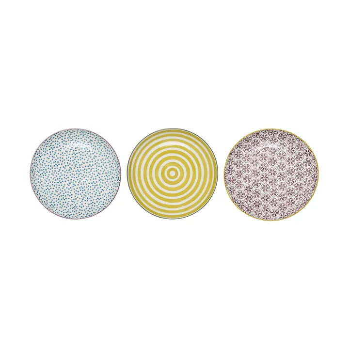 Patrizia 盘子 三pieces Ø 16 cm - Bloomingville